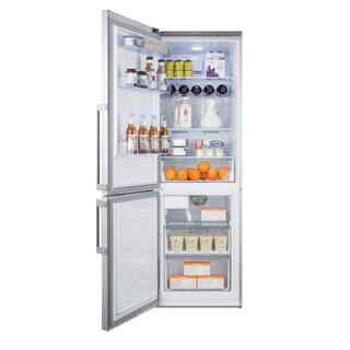 Summit Appliance 23.25 in. W 11.1 cu. ft. Bottom Freezer Refrigerator in Stainless Steel Counter Depth FFBF247SSIMLHDE