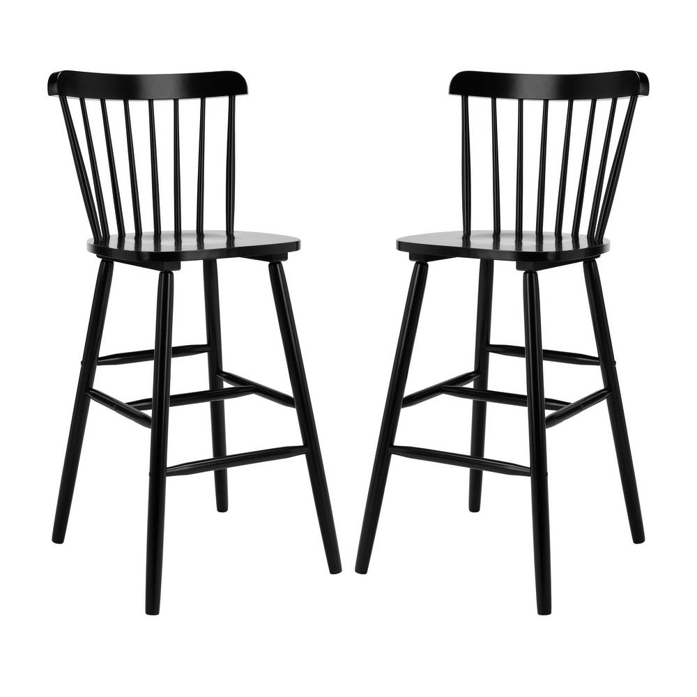 SAFAVIEH Galena 30 inch Spindle Farmhouse Bar Stools (Set of 2)   19.9\