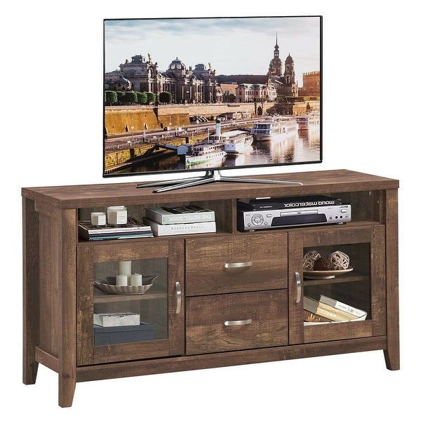 TV Stand Tall Entertainment Center Hold up - 52