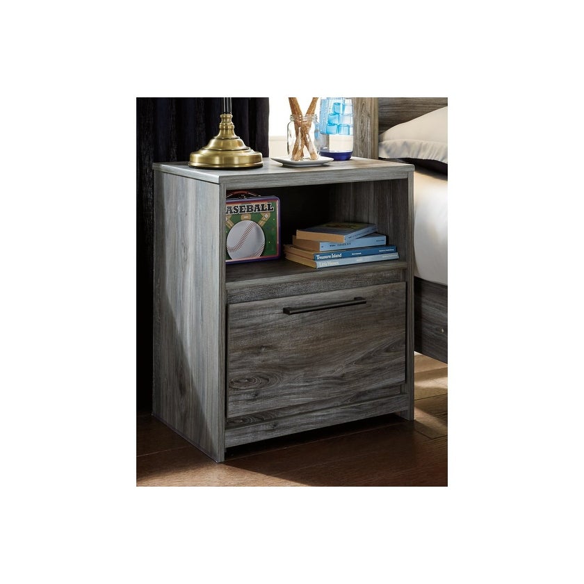 Ashley Furniture B221-91 Baystorm Night Stand w/ Smokey Gray Finish - - 28066686