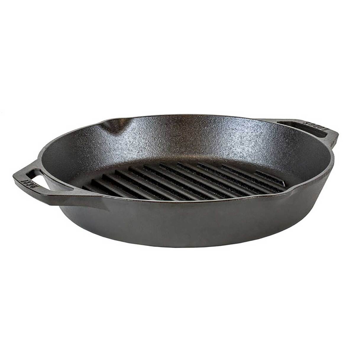 Lodge Dual Handle Cast Iron Grill Pan  12in