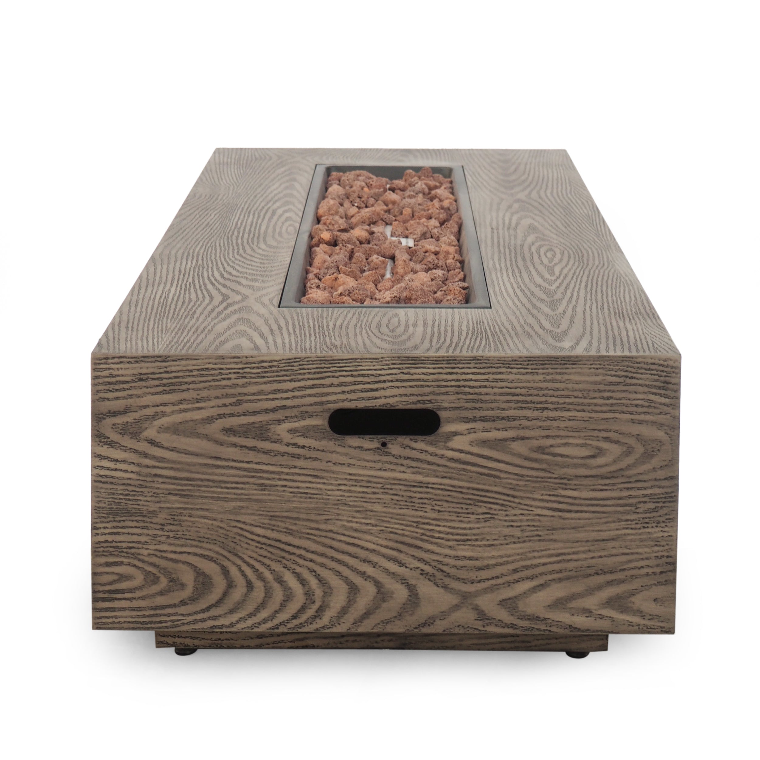 Hearth Outdoor 50,000 BTU Iron Rectangular Fire Pit (No Tank Holder)