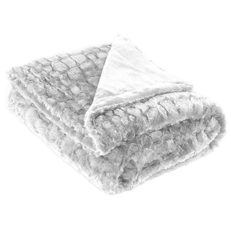 Modern Threads Luxury Gator Faux Fur Throw