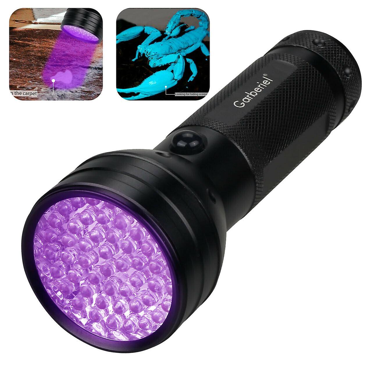 51 Led Violet Uv Torch Blacklight， Ultra Violet， Forensic Blood， Detector Lamp