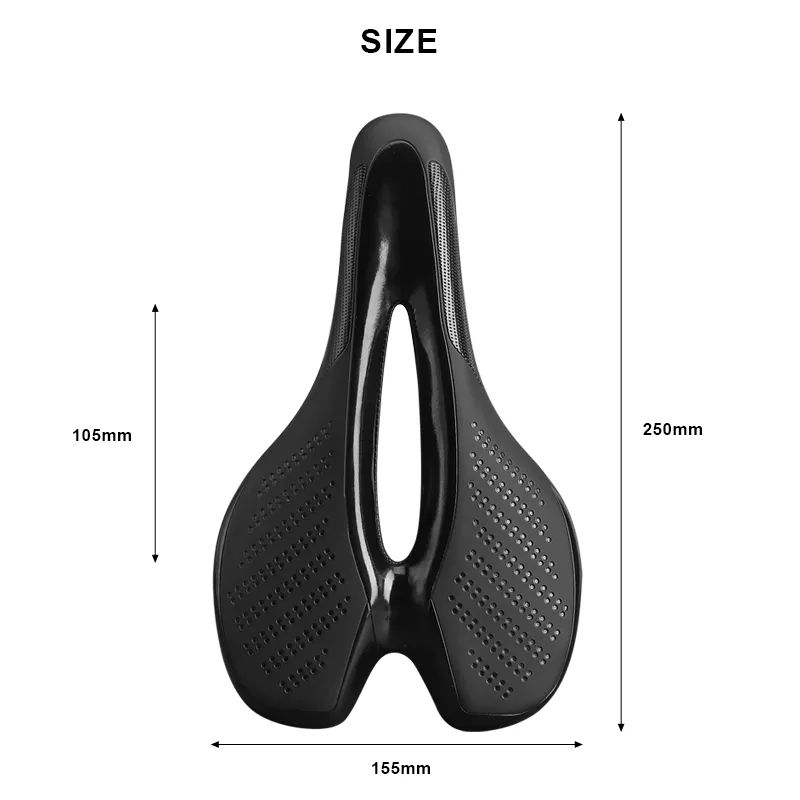 RIDERACE Road Bike Saddle With Warning Taillight USB Charging MTB PU Breathable Seat Mountain Cycling Racing Soft Seat Cushion