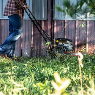 Earthquake 22 in. Cutting Width with 163cc Briggs and Stratton Engine M605 Walk Behind String Mower 37676