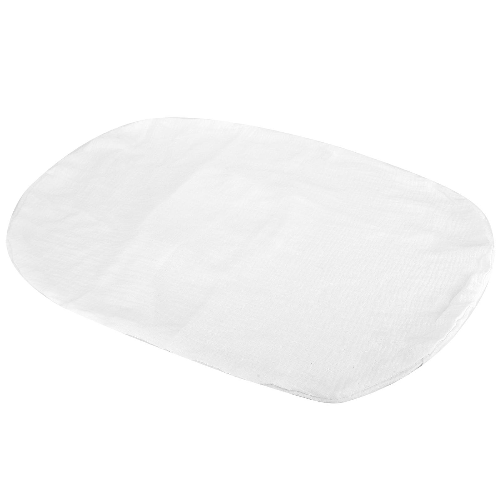 Newborn Lounger Cover Breathable Travel Portable Infant Lounger Removable Slipcoverwhite