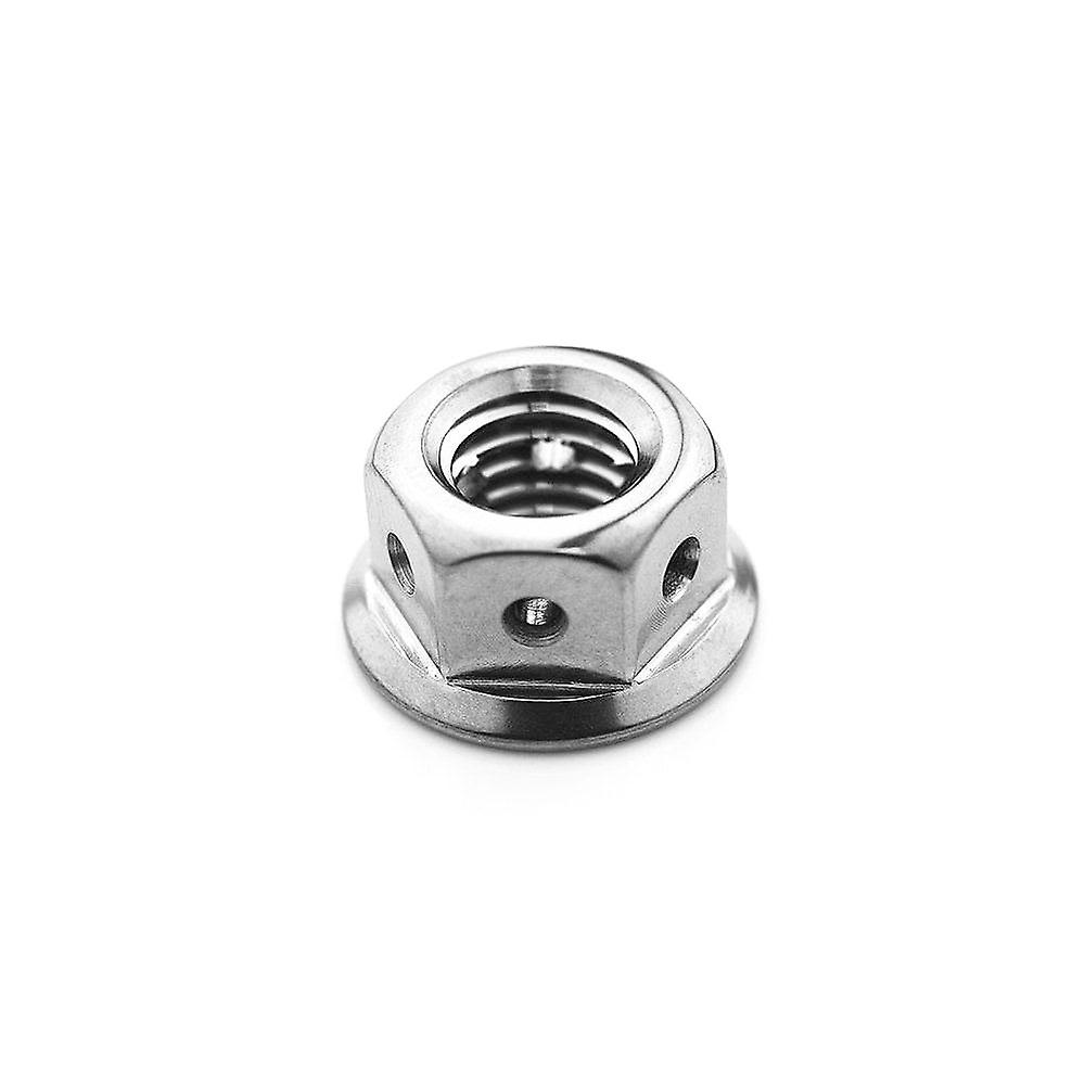 Racebolt Titanium Flanged Nut Race Spec Drilled M8 X 1.50mm