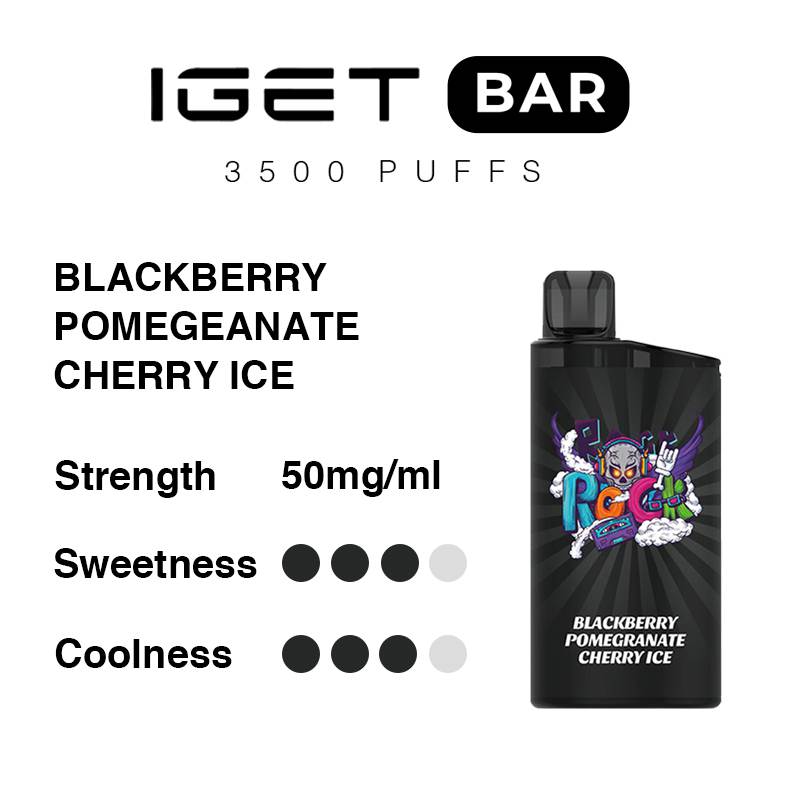 Blackberry Pomegranate Cherry Ice – IGET Bar 3500 Puffs