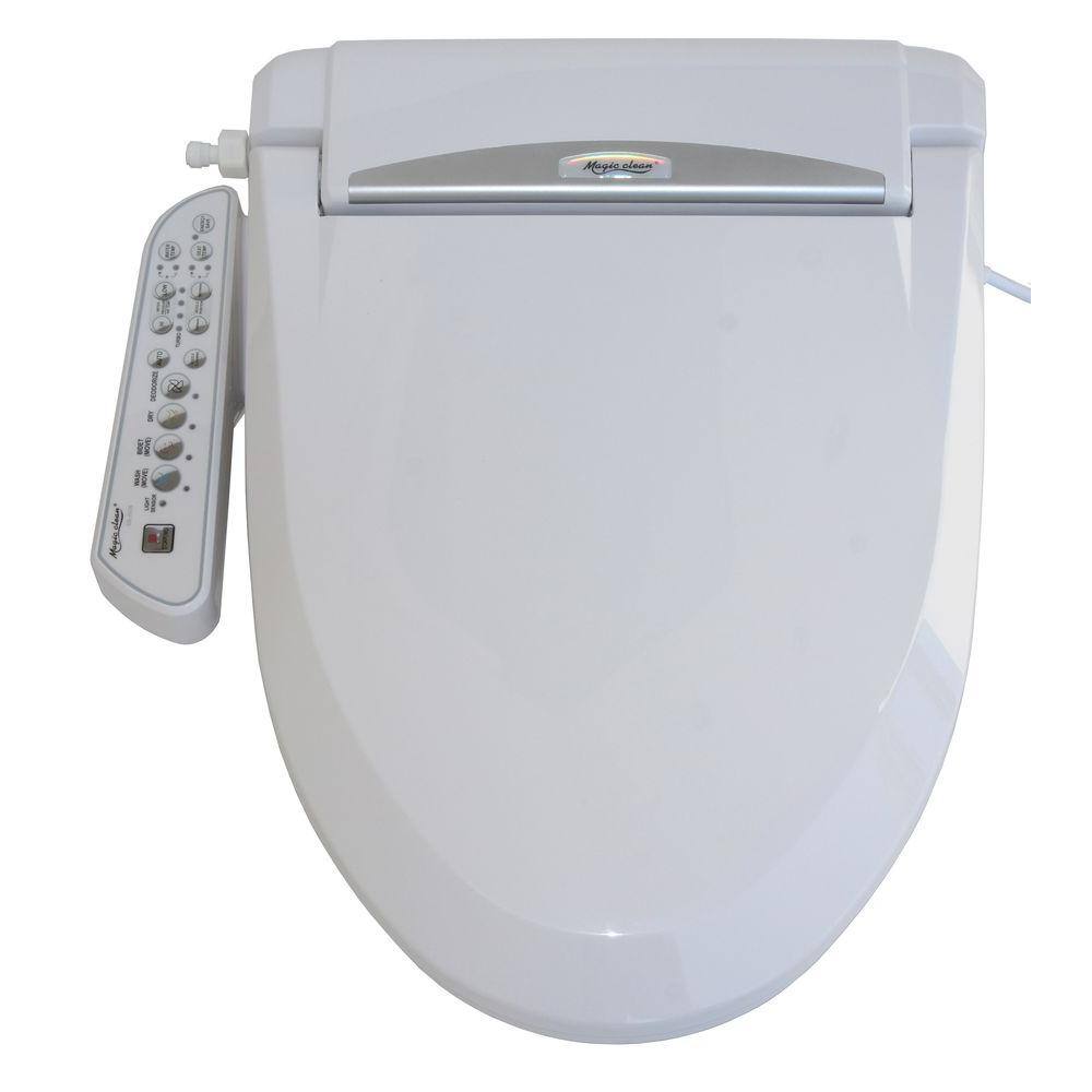 SPT Elongated Magic Clean Bidet with Dryer in White SB-2036L