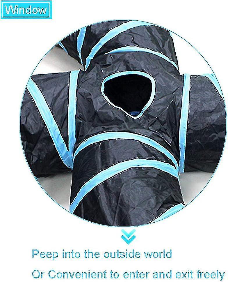 S-type Cat Tunnel， 2 Way/3 Way/4 Way/5 Way Collapsible S-shape Small Animal Tubes