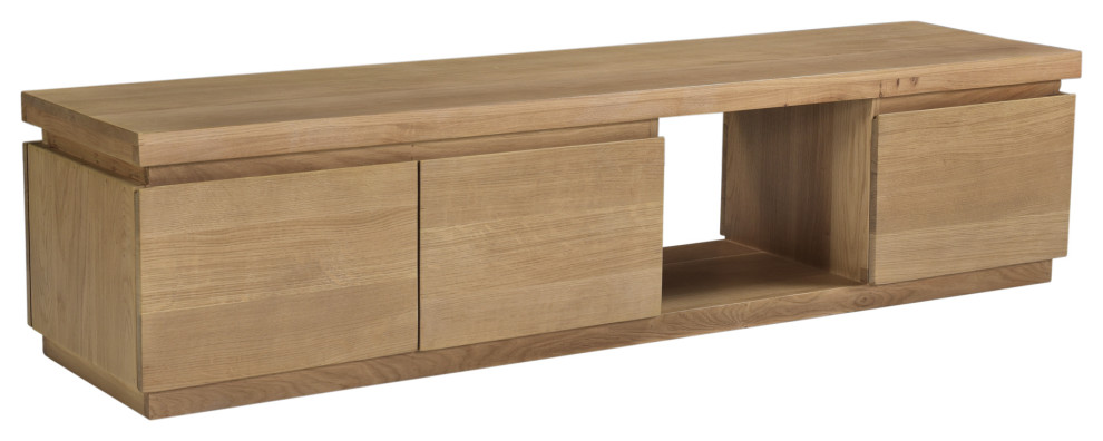 Alfie Tv Table Natural   Transitional   Entertainment Centers And Tv Stands   by HedgeApple  Houzz