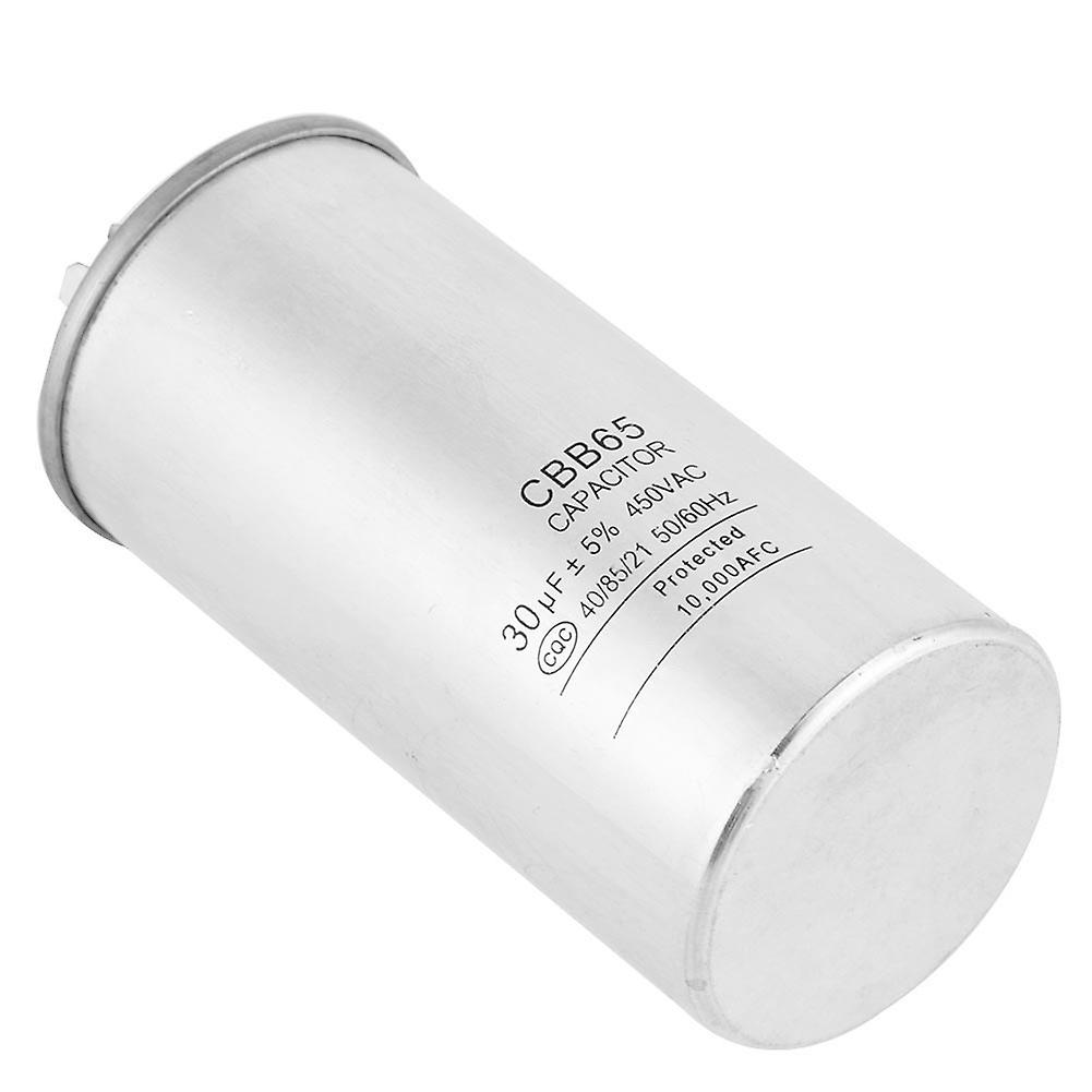 Cbb65a-1 30uf Ac 450v Cylindrical Motor Capacitor For Air Conditioner Motors Refrigerator