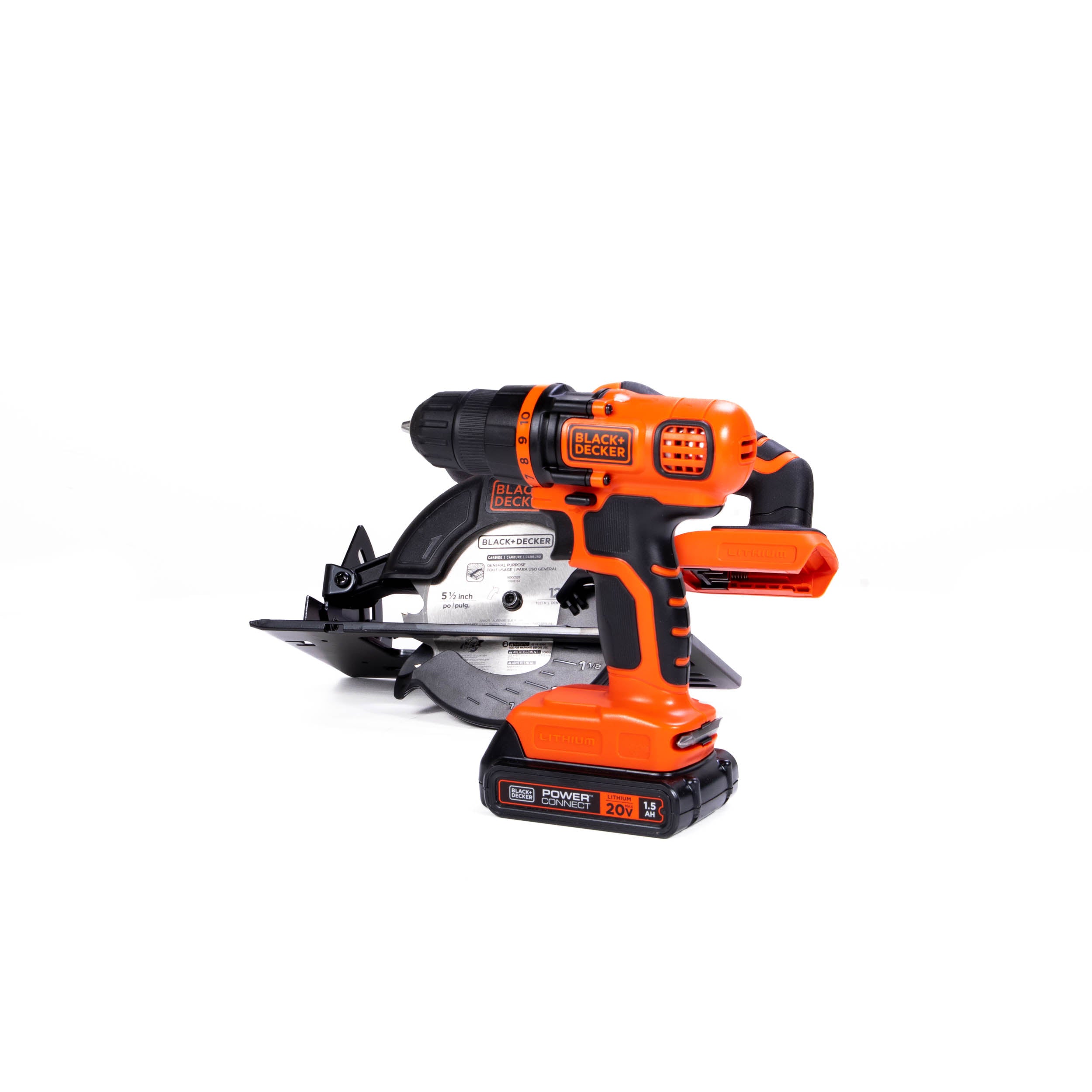 20V MAX* POWERCONNECT™ Cordless Drill/Driver + Circular Saw Combo Kit