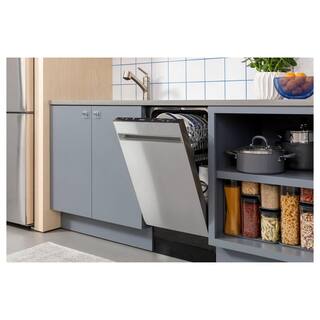 Haier 18 in. Top Control Built-In Dishwasher in Stainless Steel with 3-Cycles QDT125SSLSS