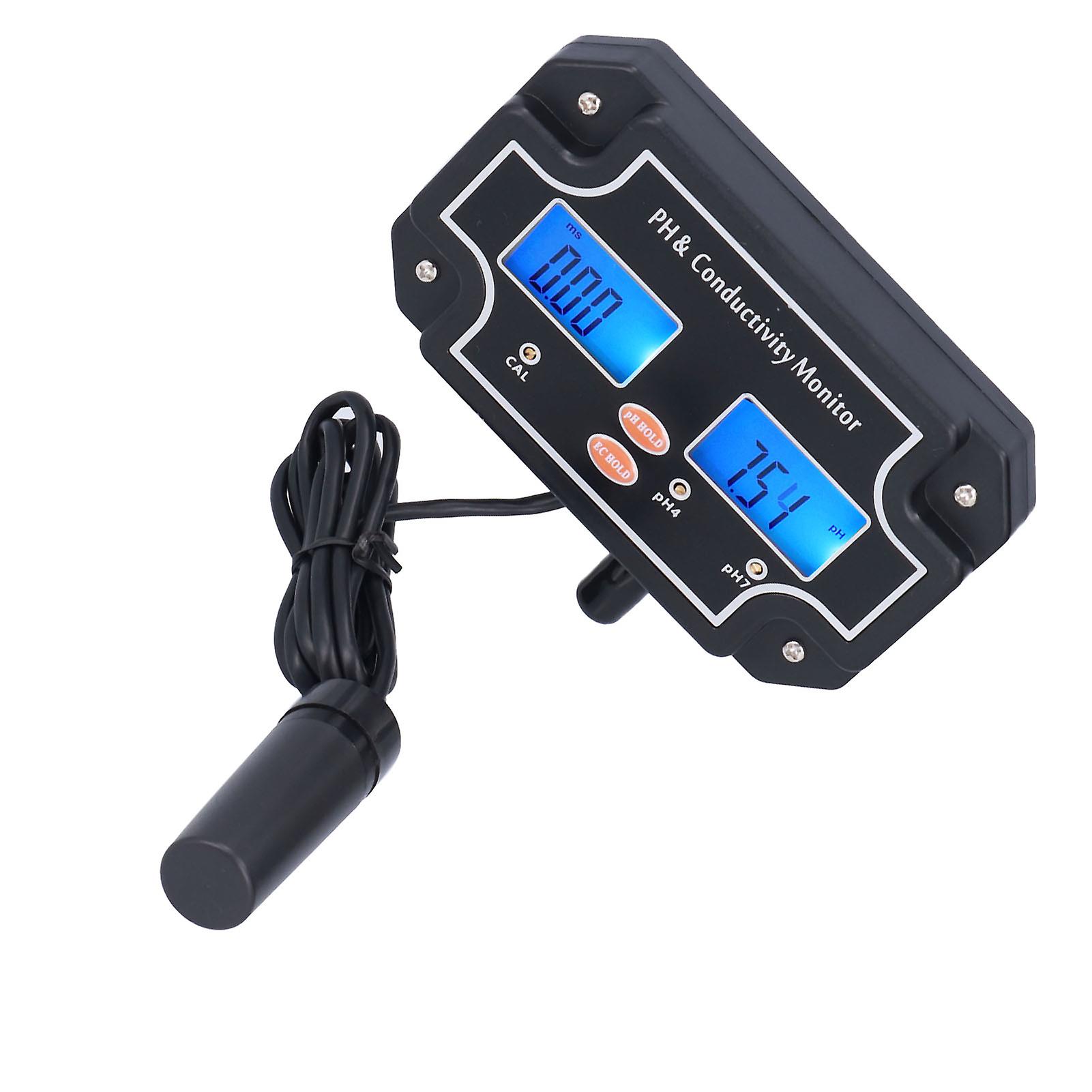 Ph2681 Ph/ec Water Quality Tester Atc Ph Meter Dc6v Hydroponic Monitor For Fish Tank Aquariumus Plug 110v