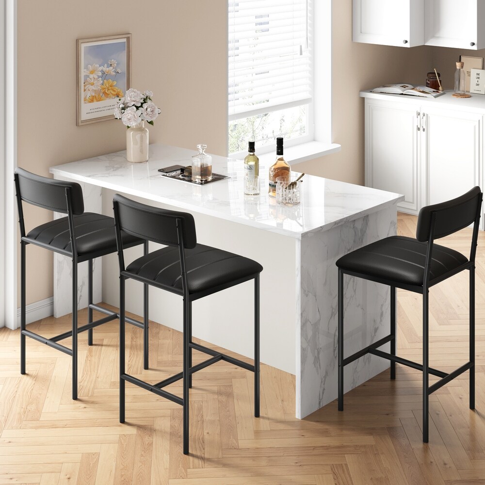 PU Leather Kitchen Chairs for 2