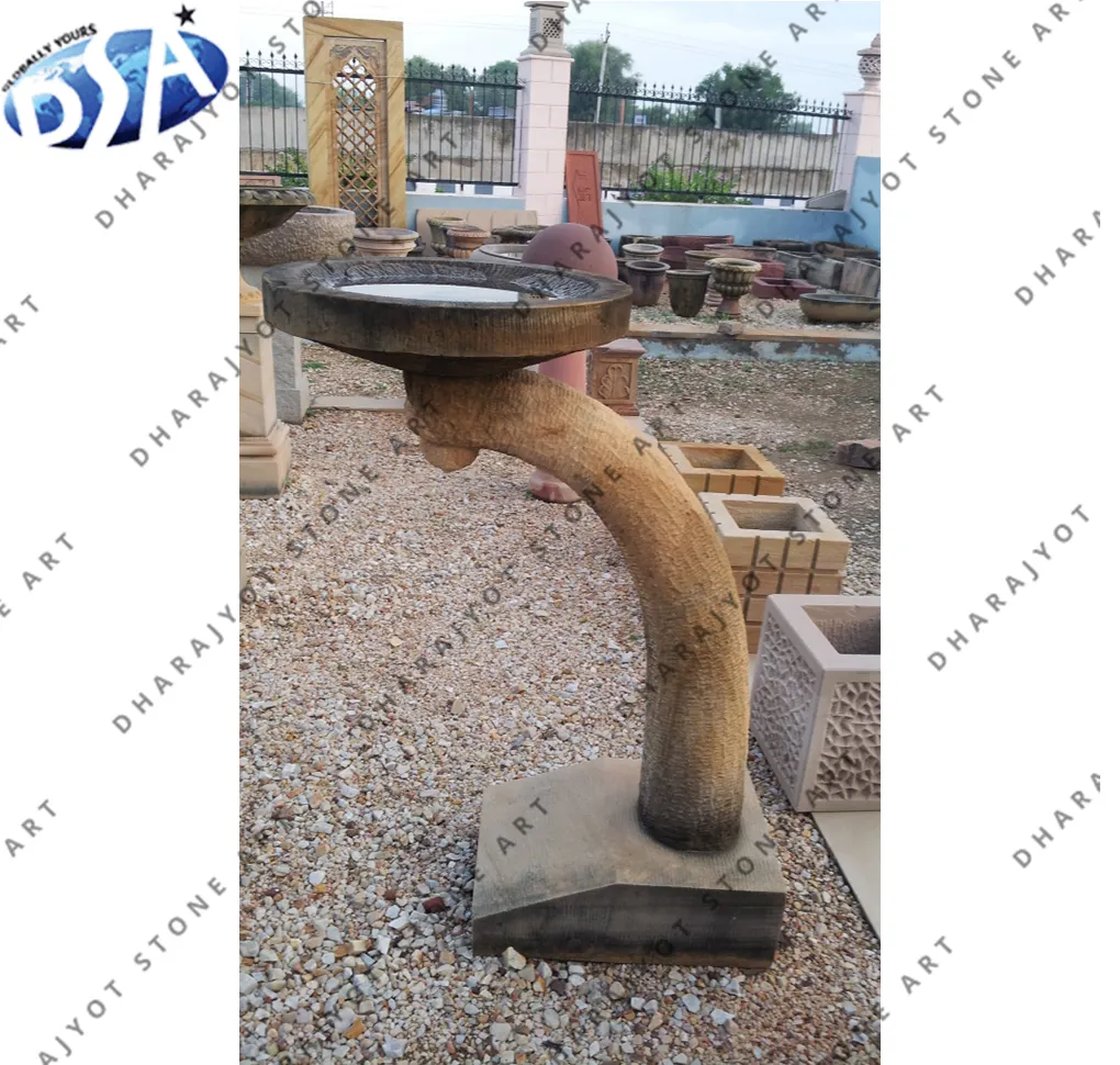 decorative large sandstone garden ornament bird bath custom marble sandstone and granite natural stone for garden ornament bird