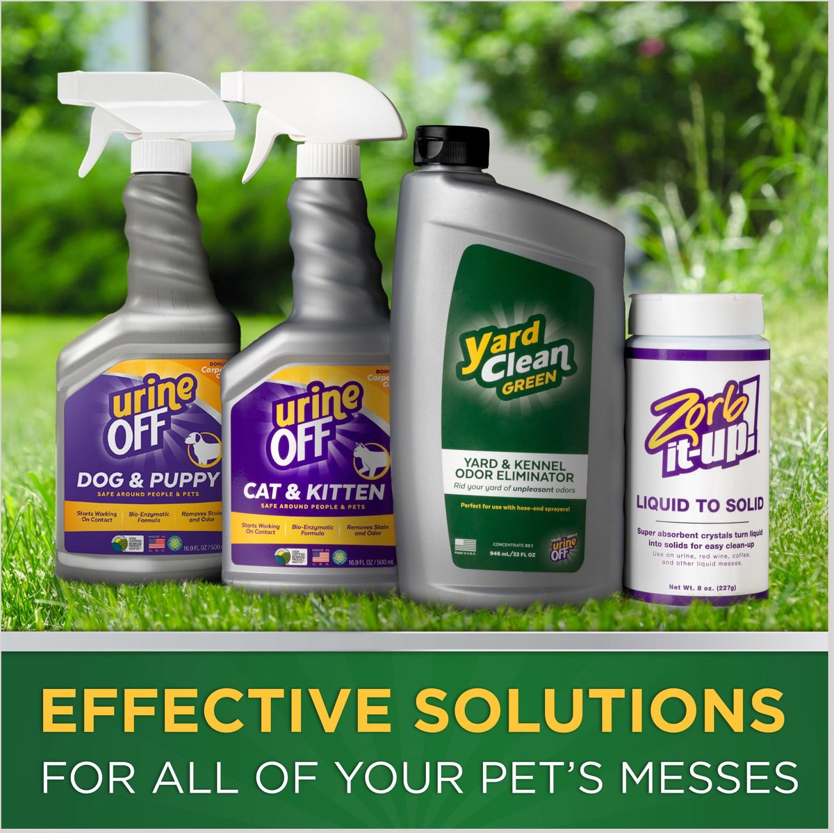 Yard Clean Green Yard and Kennel Cat and Dog Odor Eliminator and Stain Remover Concentrate