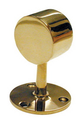 Lavi Industries 1 1/2 Polished Brass Flush End Po...