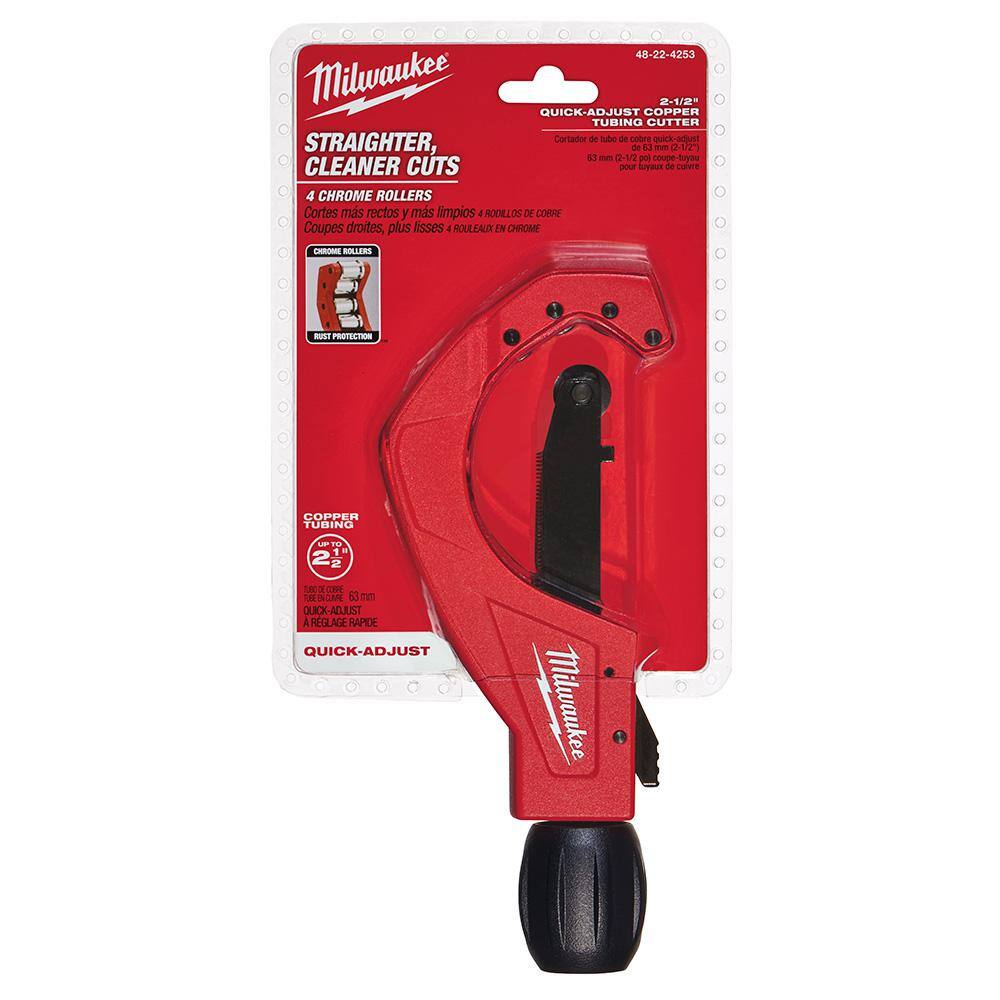 MW 2-12 in. Quick Adjust Copper Tubing Cutter 48-22-4253