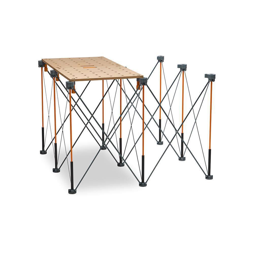 BORA 48 in. x 48 in. x 36 in. H Tall Steel Centipede Work Support Sawhorse CT9