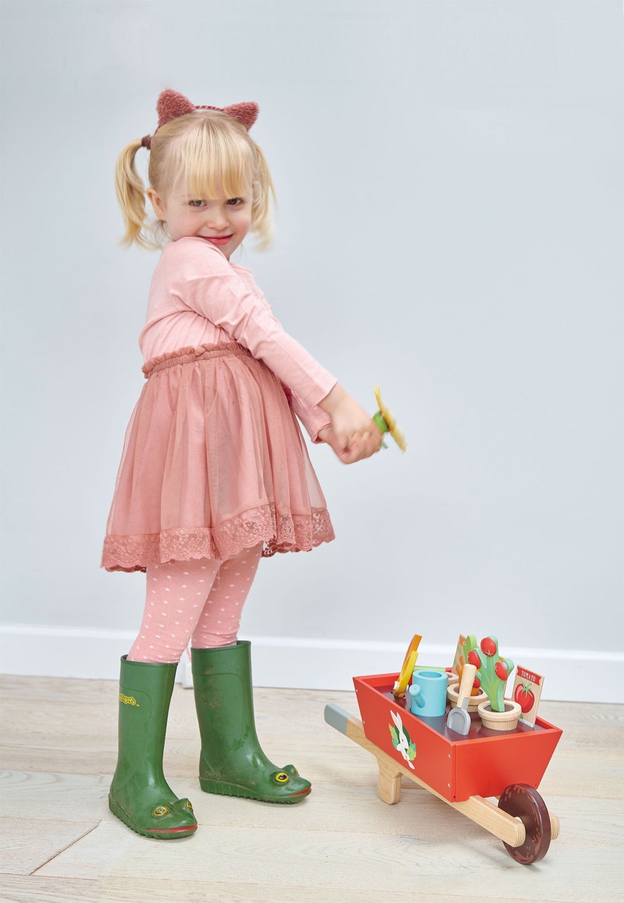 Garden Wheelbarrow Set by Tenderleaf Toys