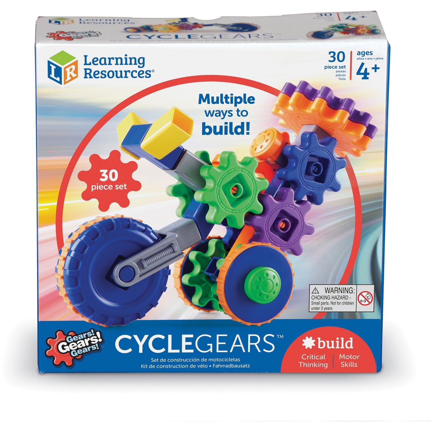 Gears! Cycle Gears Building Kit by Learning Resources LRNLER9231