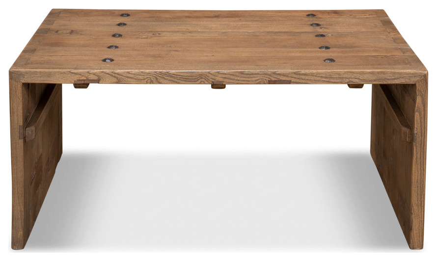 Antique Door Coffee Table Reclaimed Wood   Rustic   Coffee Tables   by Sideboards and Things  Houzz