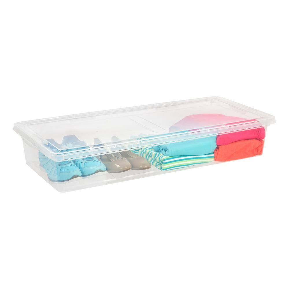 IRIS 41 Qt. Underbed Storage Box in Clear 200430