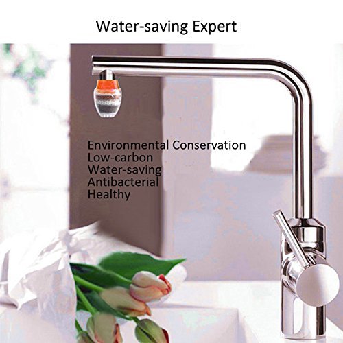 Activated Carbon Kitchen Tap Water Clean Purifier Filtration Filter Faucet (21-23mm dia)