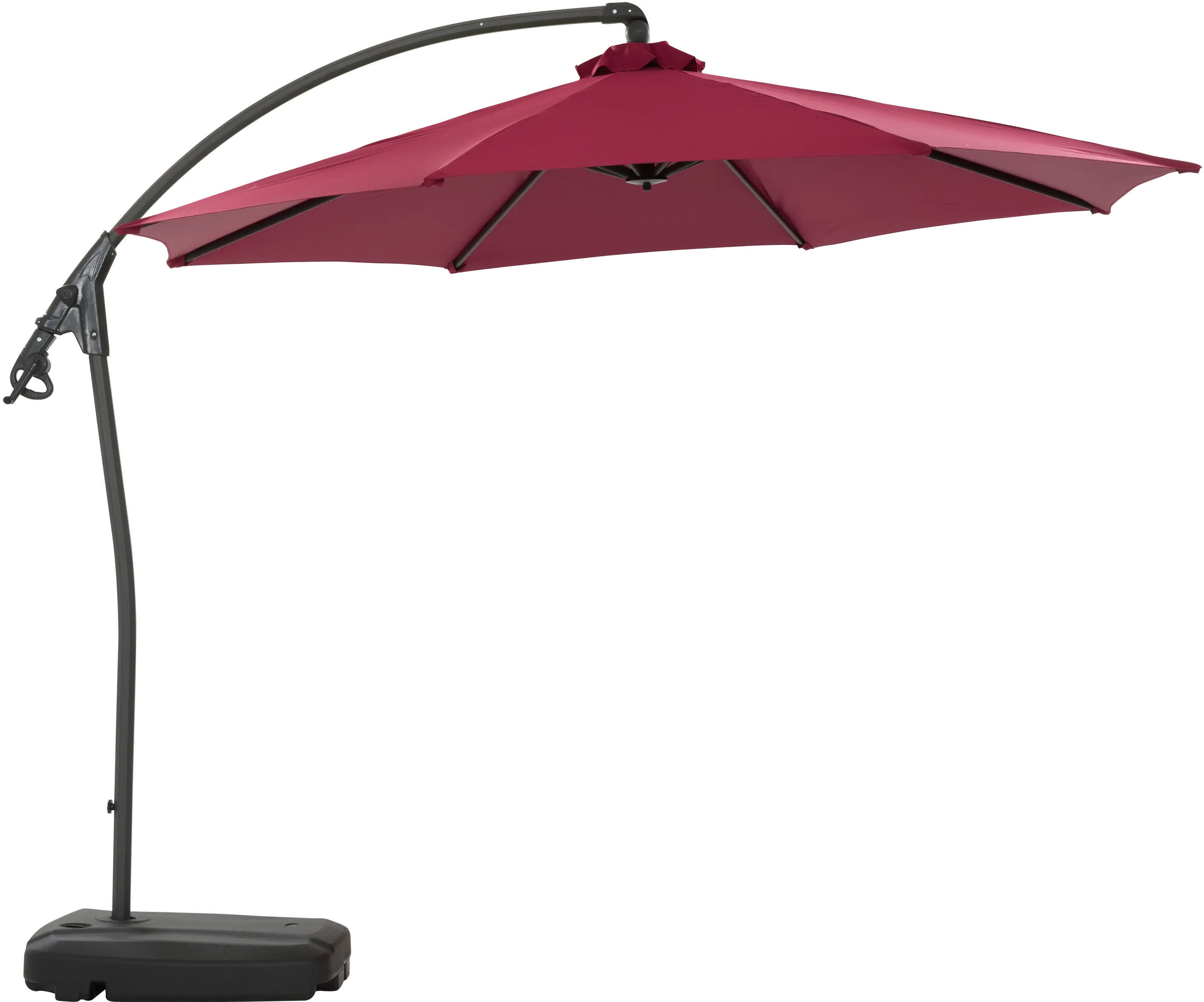 9.5 ft Cantilever Patio Umbrella in Wine Red