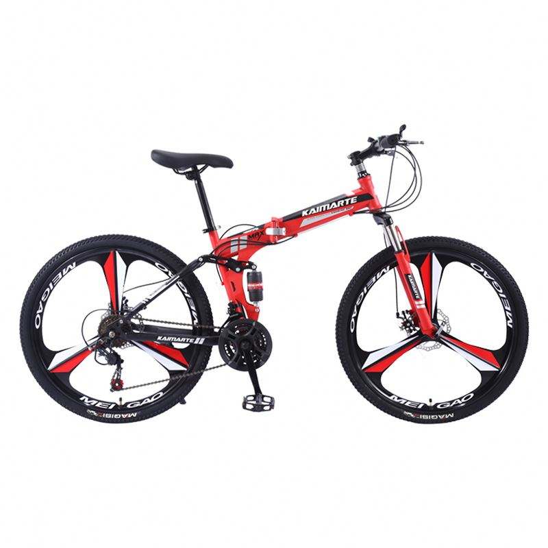 China Factory Hot Sale 26 inch Folding Bike 21/24/27 Speed Folding Bicycle Popular Foldable Cycle For Adult