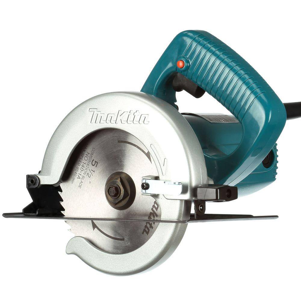 Makita 8 Amp 5-12 in. Corded Electric Brake Circular Saw with 18T Carbide Blade 5005BA