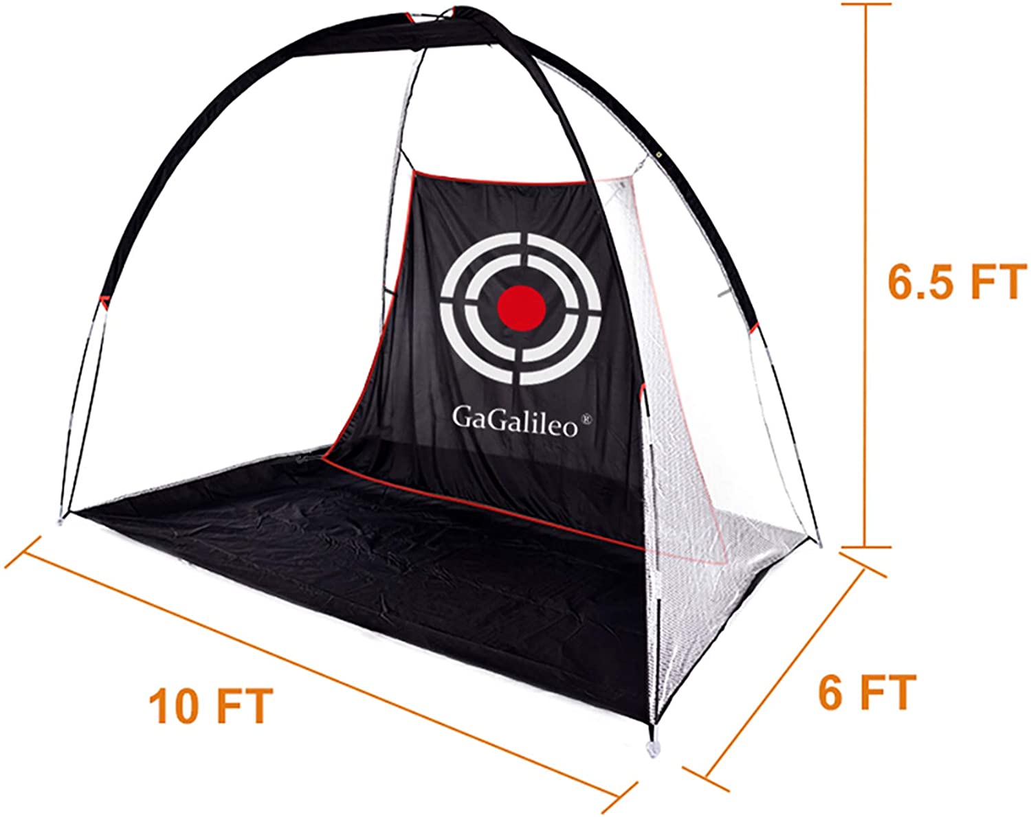 Golf Nets for Backyard Driving Golf Practice Net 10'X 6.5'X 6' | Tent Style-The Most Popular Style | Galileo Sports