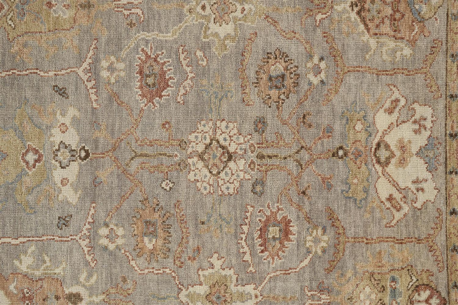 Irie Hand Knotted Gray and Brown Rug by BD Fine