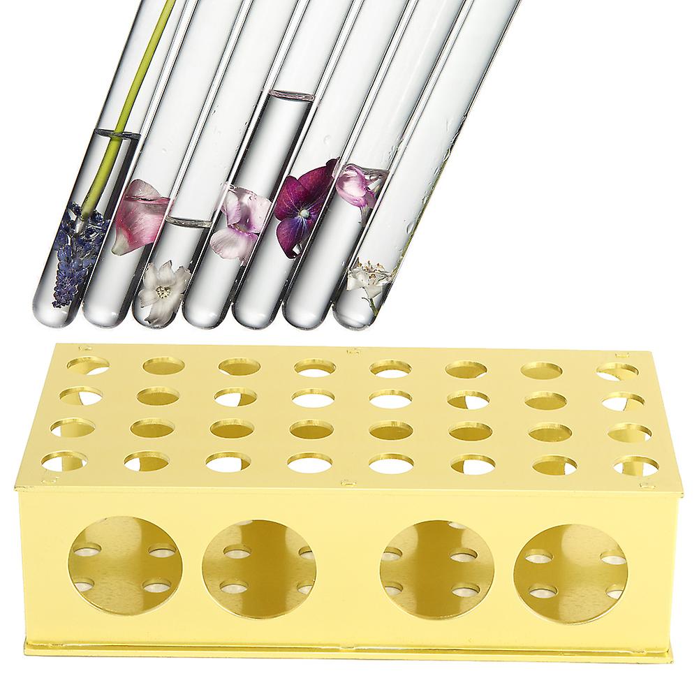 Test Tube Rack Multiple Holes Stainless Steel Tubing Stand Holder  Laboratory Equipment