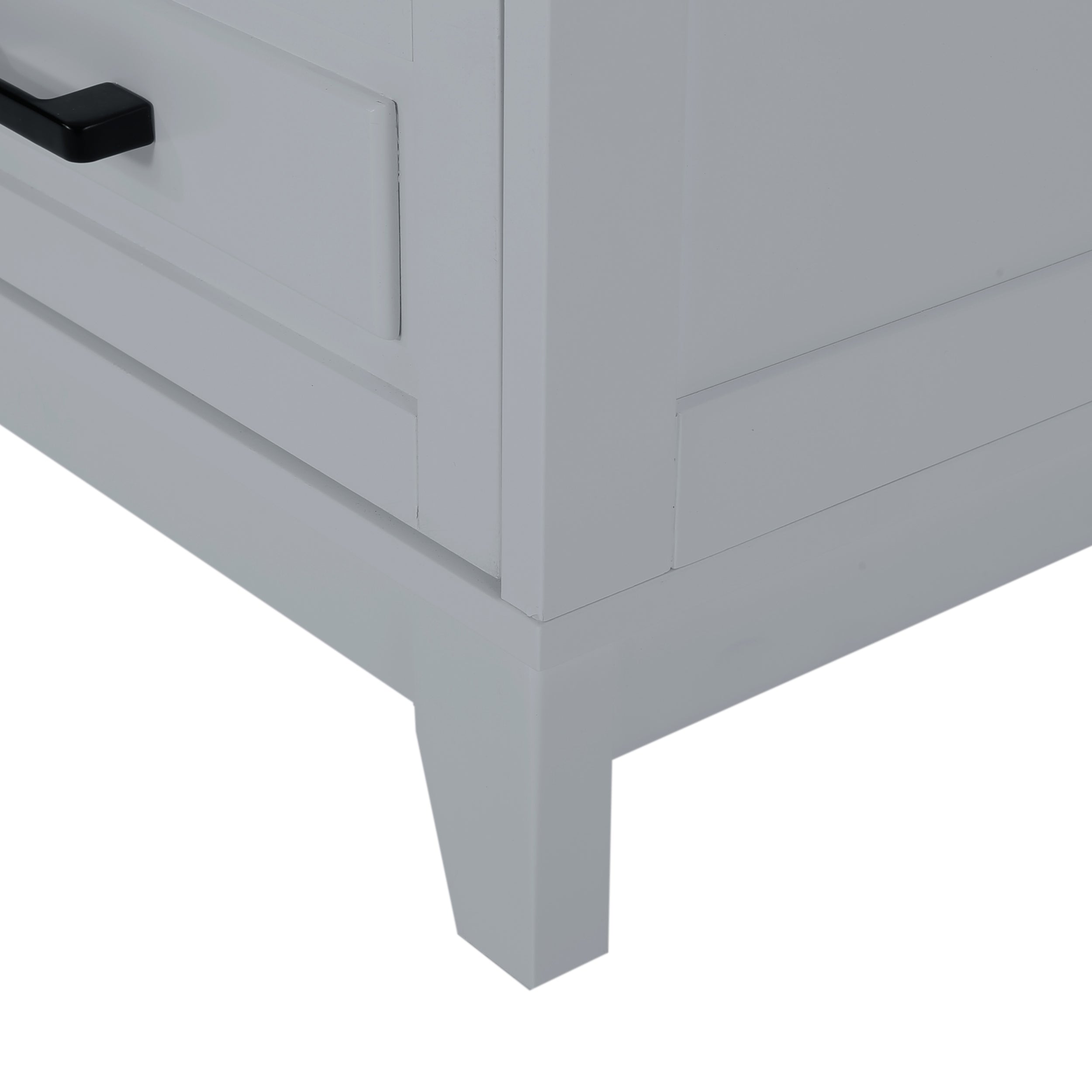 McCusker Modern Bathroom Storage Cabinet with Drawers