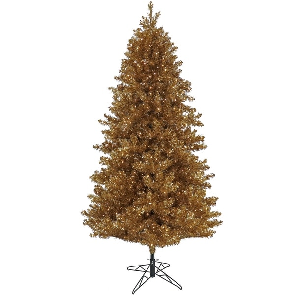 National Tree Company 7.5 ft. PreLit Christmas True Gold Metallic Tree