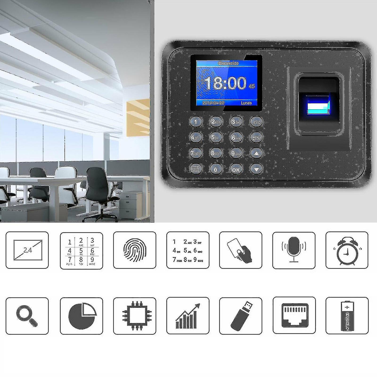 Fingerprint Checking-in Attendance Machine Icd Employee Clock