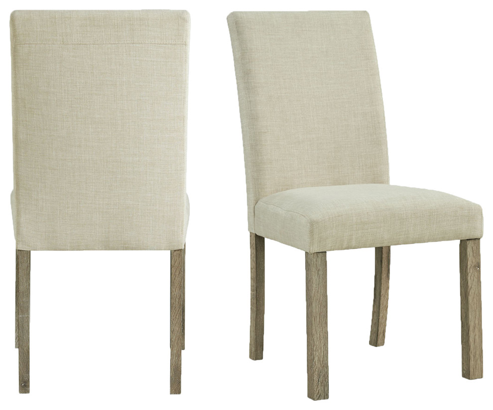 Turner Upholstered Side Chair Set   Farmhouse   Dining Chairs   by Picket House  Houzz