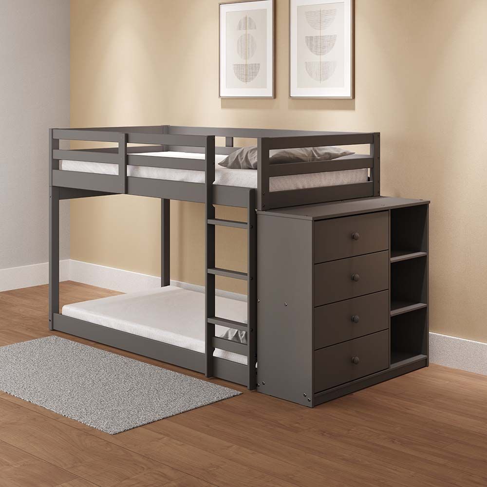 Gaston Twin/Twin Bunk Bed  -  BD 01372