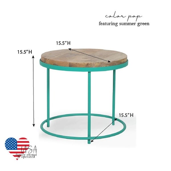 Posh Pollen Arnold Round Side Table