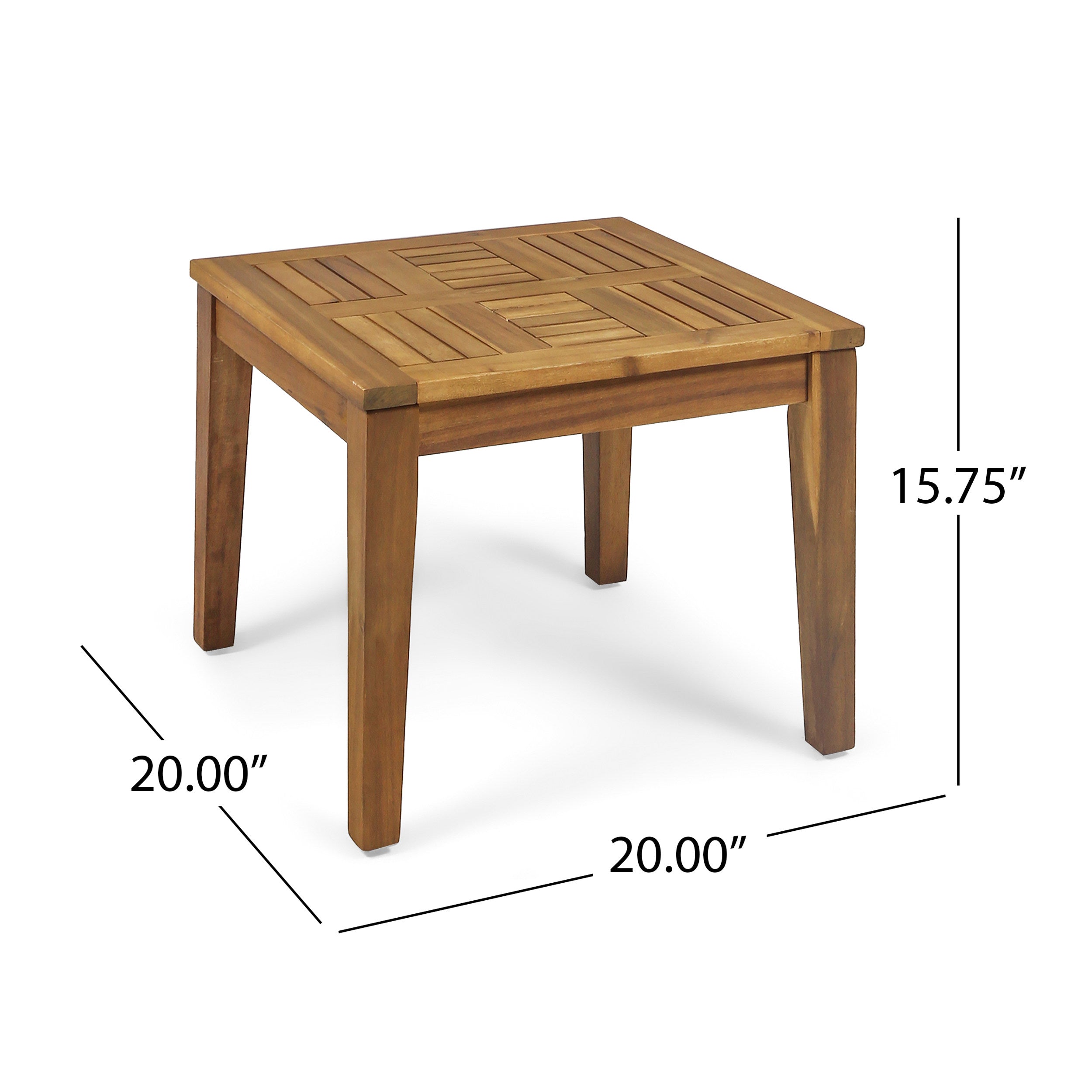 Savannah Outdoor Acacia Wood Side Table