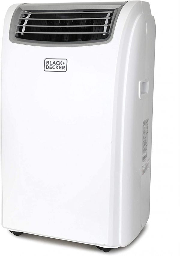 BLACK+DECKER 14,000 BTU Portable Air Conditioner with Heat and Remote Control, White