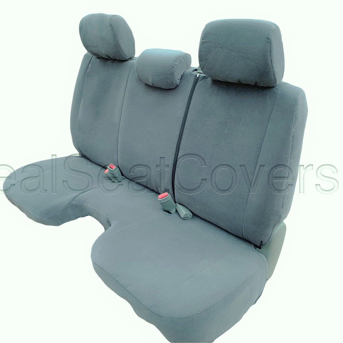 Seat Cover made to fit 2005-2014 Tacoma Regular Cab Bench Custom Seatcovers A30 (Gray)