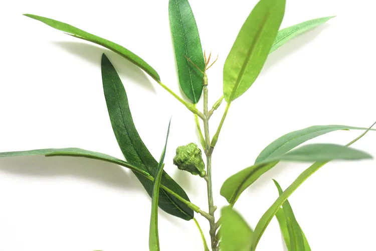 New fashion best selling seeded silk eucalyptus foliage for flower arrangement decor for room fabric eucalyptus spray