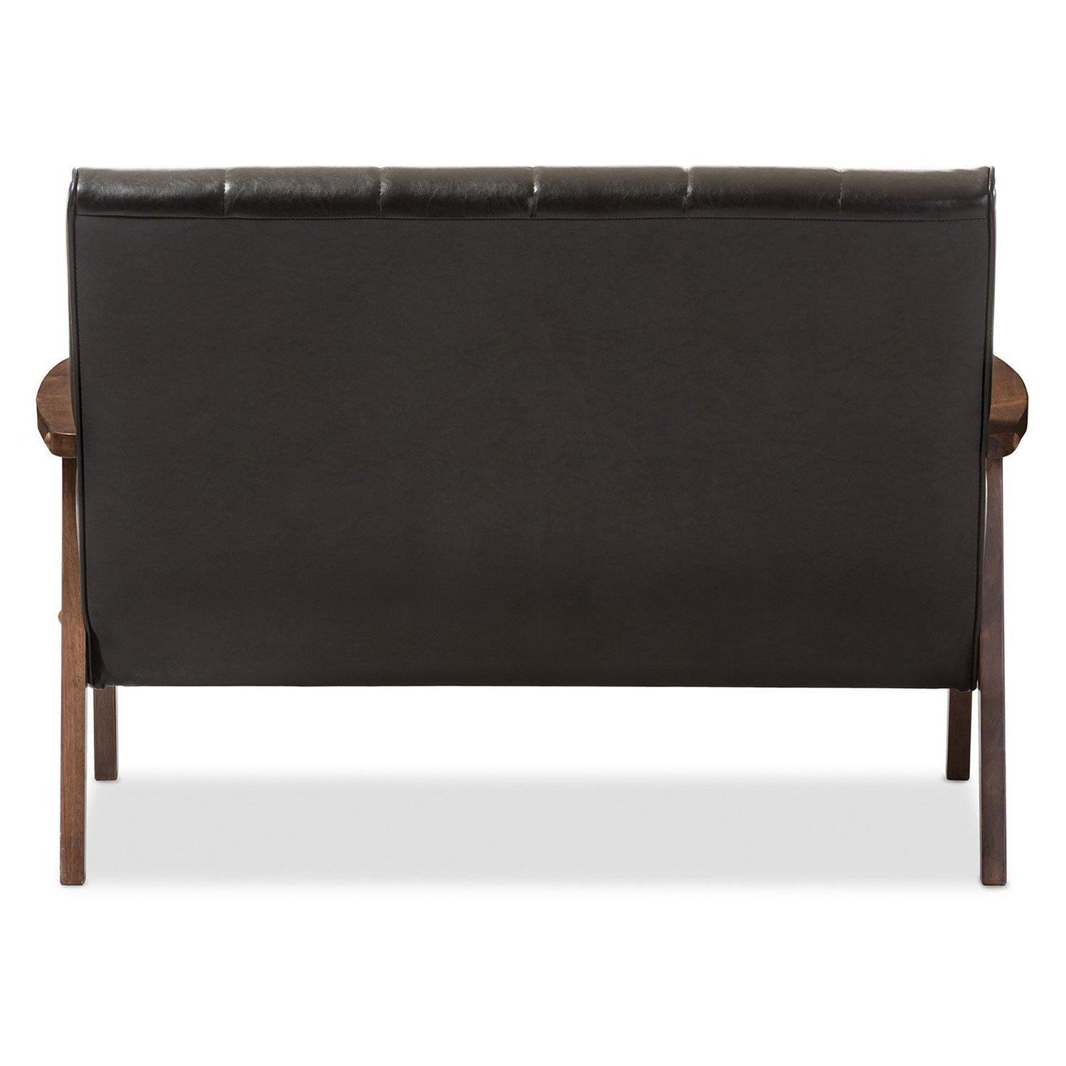 Baxton Studio Nikko Loveseat