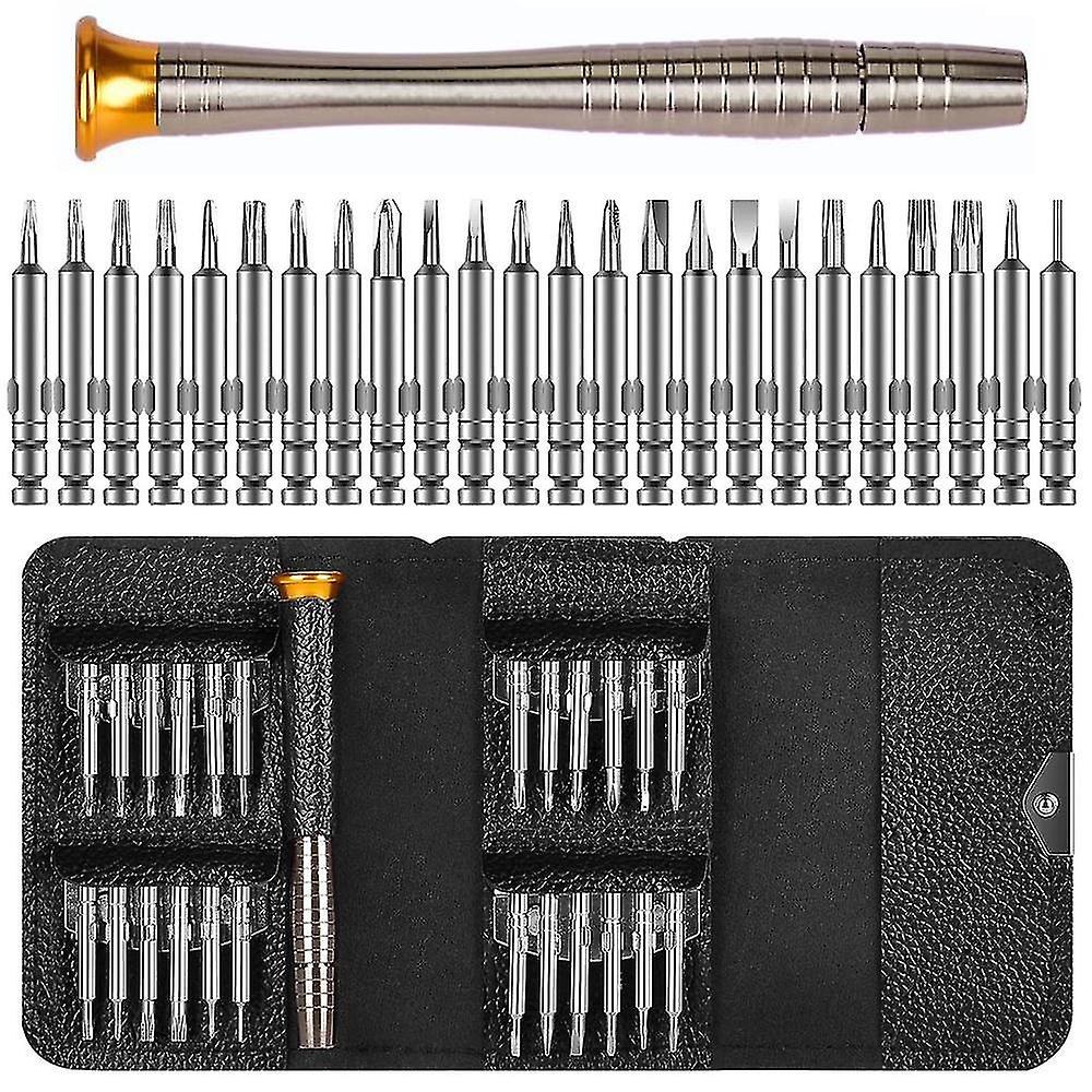 25 In 1 Screwdriver Set， Mini Precision Screwdriver Tool Set For Pc， Glasses， Mobile Phone， Laptop， Watch