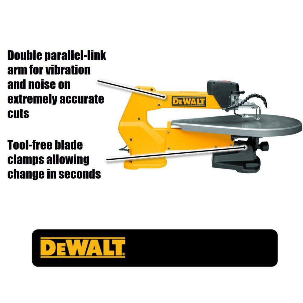 DW 20 in. Variable-Speed Scroll Saw DW788